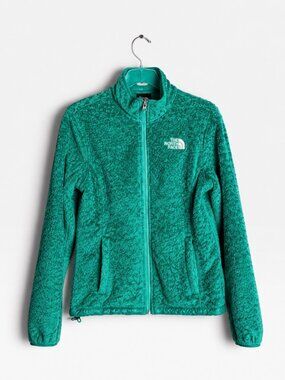 The North Face Women S Green Osito Fleece Jacket Flawed Full Zip